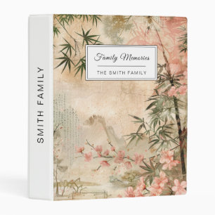 Cherry Blossom Garden Scene (1) Mini Binder
