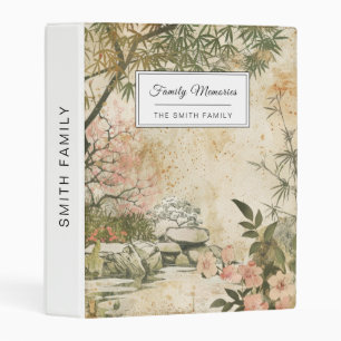 Cherry Blossom Garden Scene (8) Mini Binder