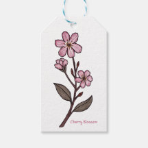 Cherry Blossom Gift Tag
