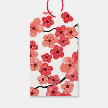 Cherry Blossom Gift Tags by tinsleylane at Zazzle