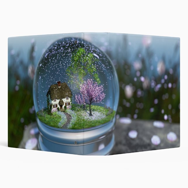 Cherry Blossom Globe Binder (Background)