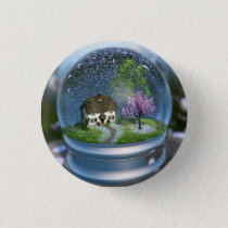 Cherry Blossom Globe Button