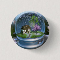 Cherry Blossom Globe Button