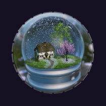 Cherry Blossom Globe Candy Tin