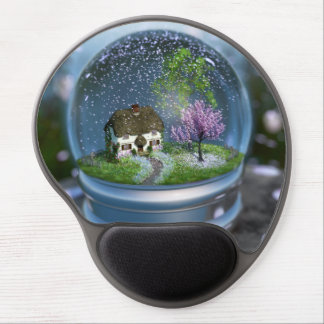Cherry Blossom Globe Gel Mousepad