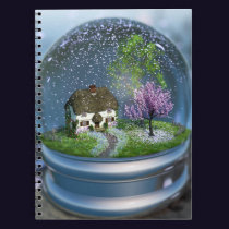Cherry Blossom Globe Notebook
