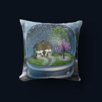 Cherry Blossom Globe Pillow