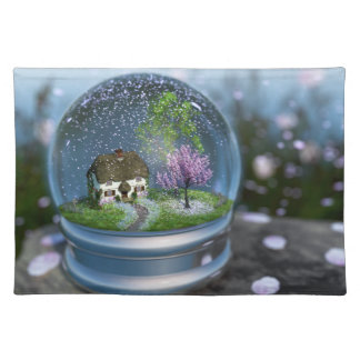 Cherry Blossom Globe Placemat