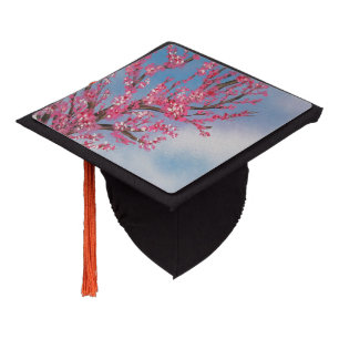 Cherry Blossom Graduation Cap Topper
