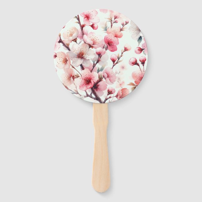 Cherry Blossom Hand Fan (Front)