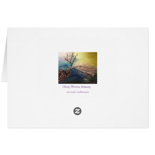 Cherry Blossom Harmony (Back Horizontal)