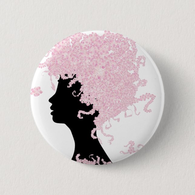 Cherry Blossom Head Button (Front)