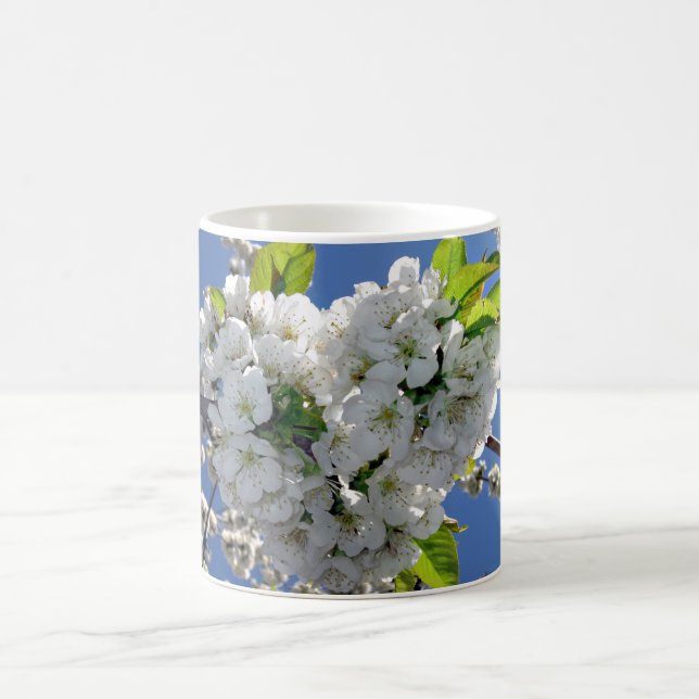 Cherry blossom heart coffee mug (Center)