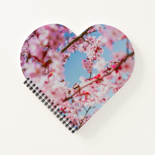 Cherry Blossom Heart Notebook
