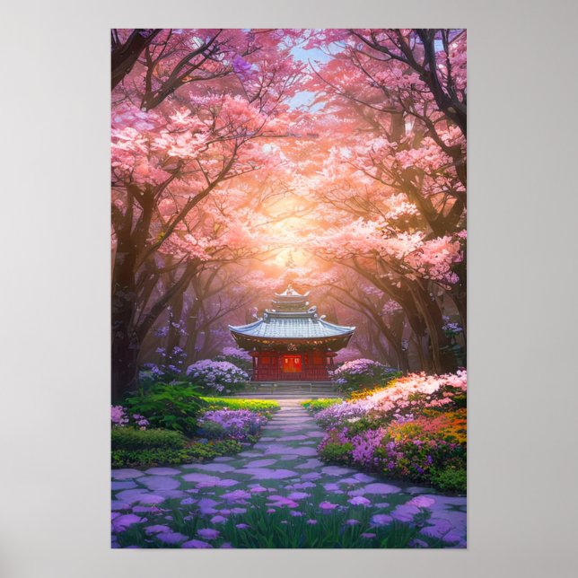 Cherry Blossom Hideaway Poster (Front)