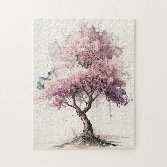 Cherry Blossom in the Memory Jigsaw Puzzle (Vertical)