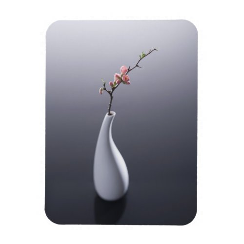 Cherry blossom in vase magnet