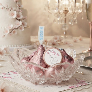 Cherry blossom Japan Sakura Watercolor Floral Hershey®'s Kisses®