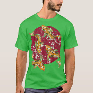 Cherry Blossom Japanese Culture Japan Sakura Koi C T-Shirt