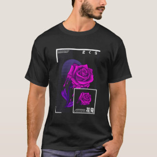 Cherry Blossom Japanese Rose T-Shirt