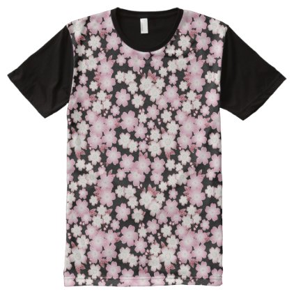 Cherry Blossom - Japanese Sakura- All-Over-Print T-Shirt