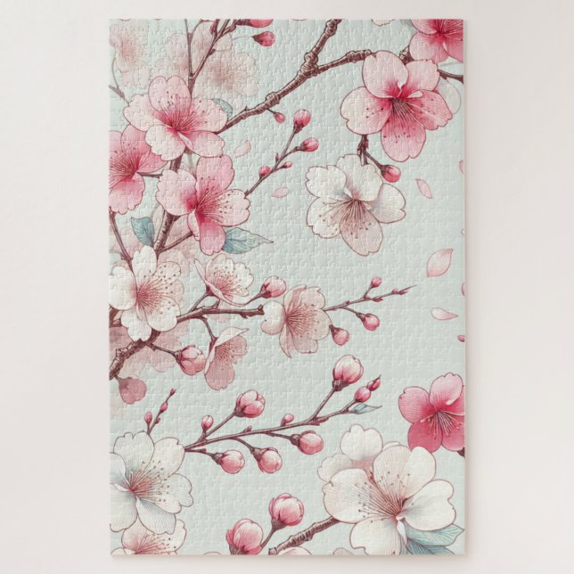 Cherry Blossom Jigsaw Puzzle (Vertical)