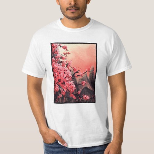 Cherry blossom landscape T_Shirt