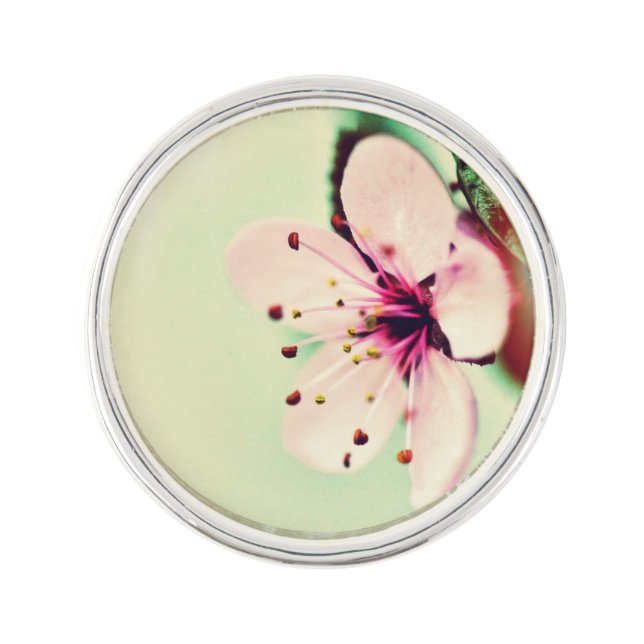 Cherry Blossom Lapel Pin (Front)
