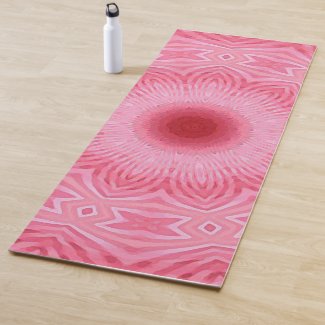 cherry  blossom mandala  - painting yoga mat