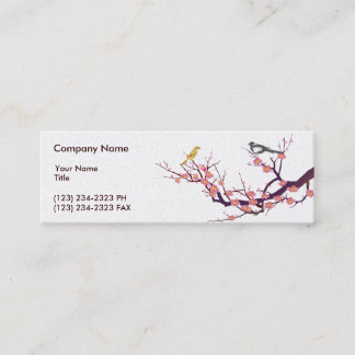 Cherry Blossom Mini Business Card