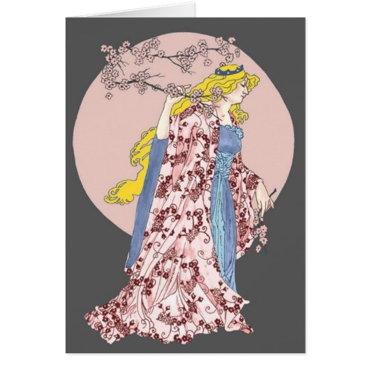 Cherry Blossom Moon Cards (Front)