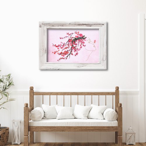 Cherry Blossom Mother Canvas Print Various Sizes
