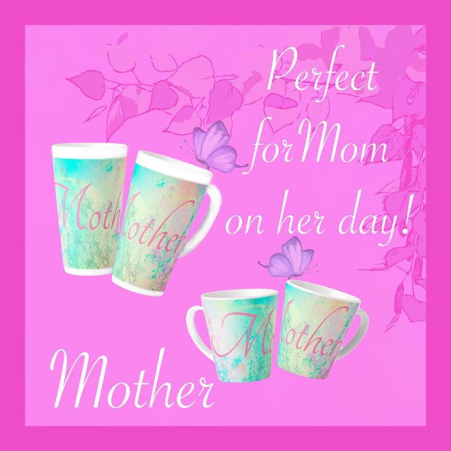 Cherry Blossom  Mother's Day Coffee Mug (Soft pastel colors and
impressionistic cherry blossoms. Perfect for Mothers Day!)