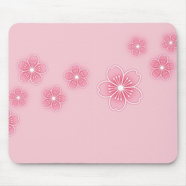 Cherry Blossom Mouse Pad (Front)