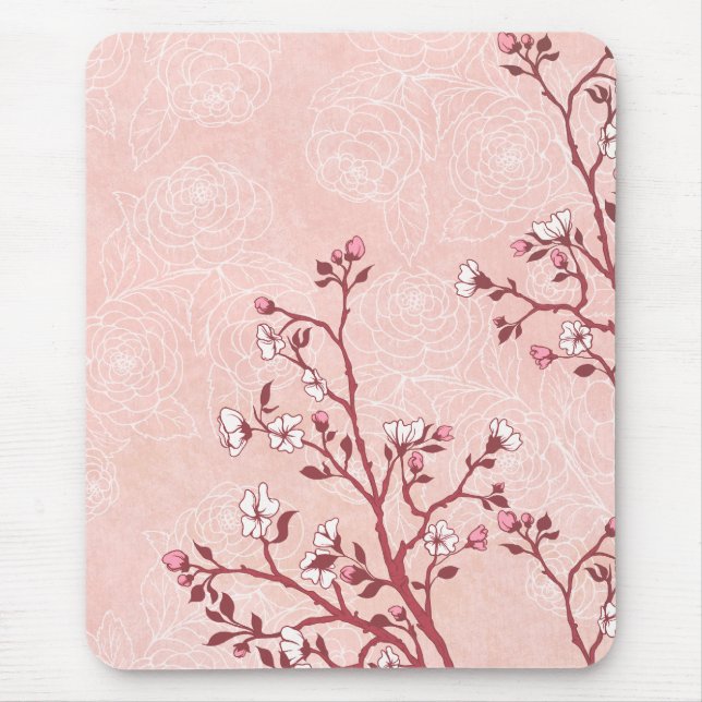 Cherry Blossom Mousepad (Front)