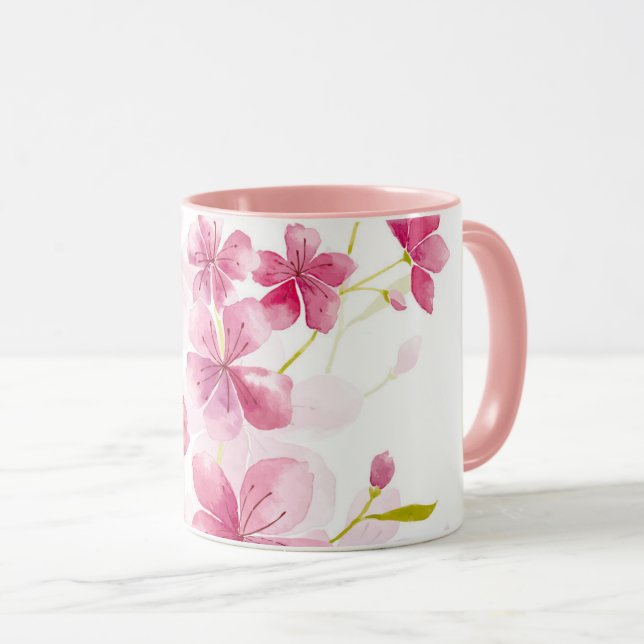 Cherry blossom mug (Front Right)