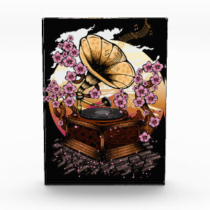 Cherry Blossom Musical Acrylic Award