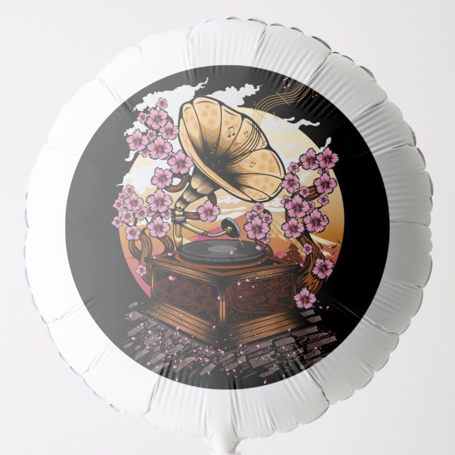 Cherry Blossom Musical Balloon (Front)