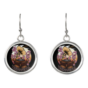 Cherry Blossom Musical Earrings