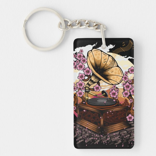 Cherry Blossom Musical Keychain (Front)