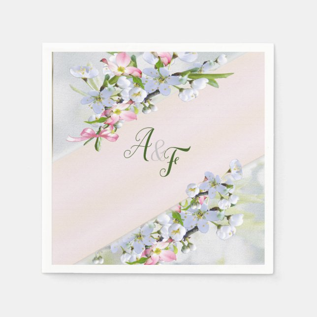 Cherry blossom Napkins (Front)