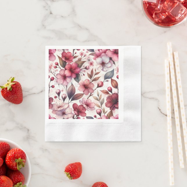 Cherry Blossom Napkins (Insitu)