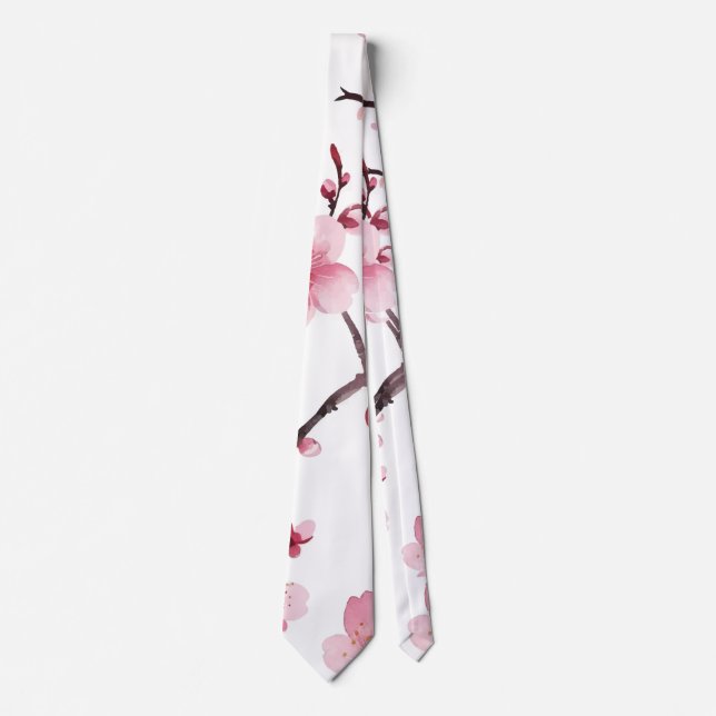 Cherry Blossom Neck Tie (Front)