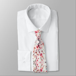 Cherry Blossom Neck Tie