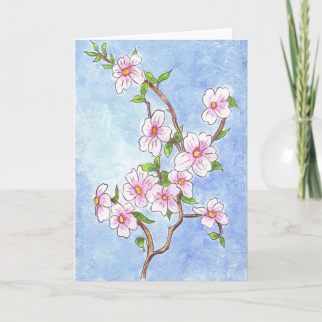 Cherry Blossom Note Card (Front)