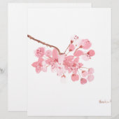 Cherry blossom original watercolour (Front/Back)