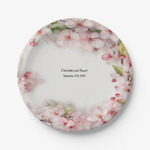 Cherry Blossom Paper Plates