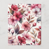 Cherry Blossom Paper Sheet (Front)