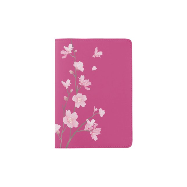 Cherry Blossom Passport Holder (Front)