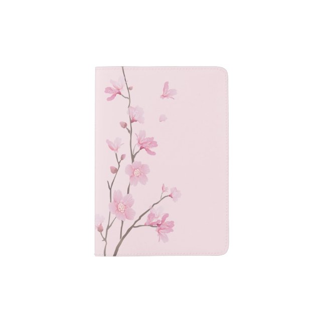 Cherry Blossom Passport Holder (Front)